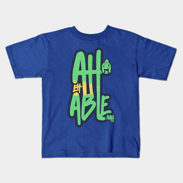 Ah Eh Able Nah - Trinidad Slang Kids T-Shirt by Trinidad Slang Clothing